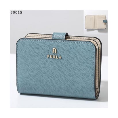 Furla 二つ折り財布 Camelia S WP00315 ARE000 （4952S/STONE-GRAY+CREMINO）｜詳細画像