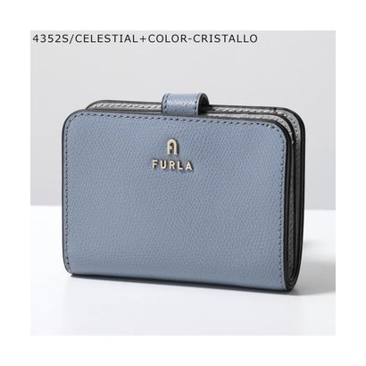 Furla 二つ折り財布 Camelia S WP00315 ARE000 （4952S/STONE-GRAY+CREMINO）｜詳細画像