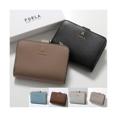 Furla 二つ折り財布 Camelia S WP00315 ARE000 （4952S/STONE-GRAY+CREMINO）｜詳細画像