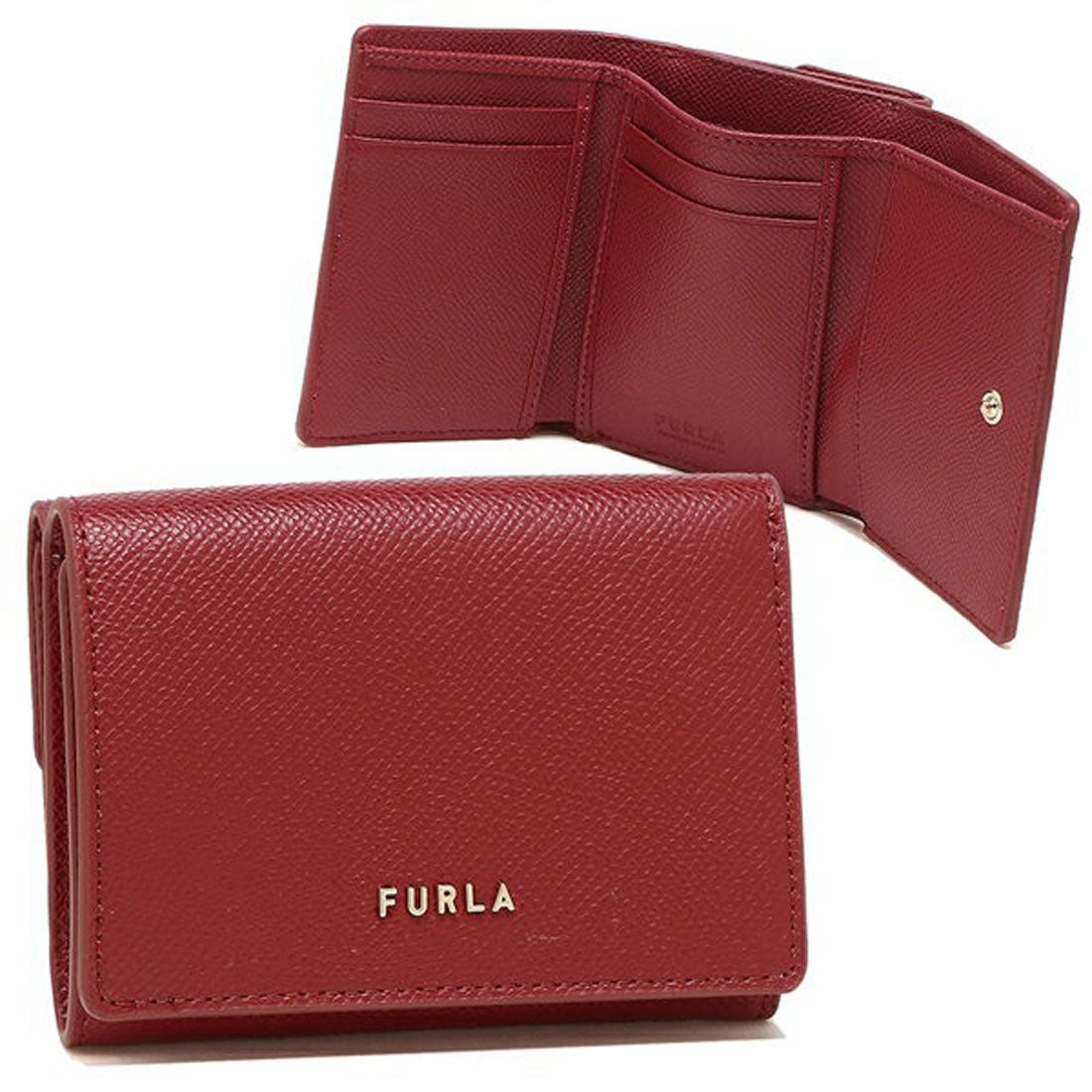 フルラ FURLA アウトレット 三つ折り財布 クラシック ミニ財布 レッド レディース FURLA WP00234-BX0306-CBN00  （レッド）