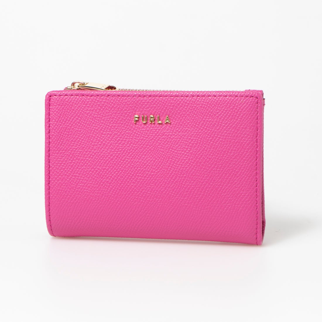 二つ折り財布ピンク良品 フルラ FURLA 二つ折り財布 ピンク - 折り財布