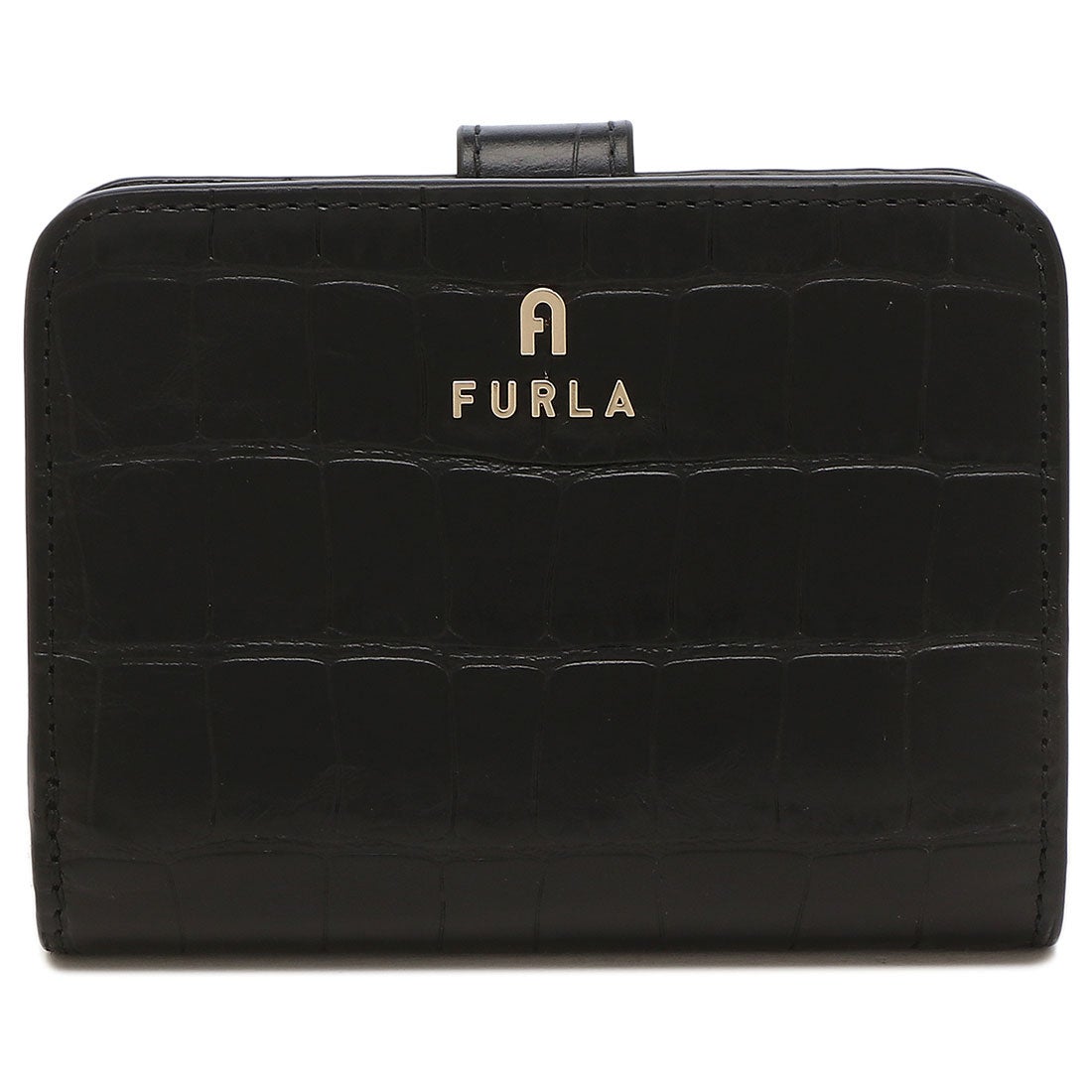 フルラ FURLA 二つ折り財布 カメリア ブラック レディース FURLA
