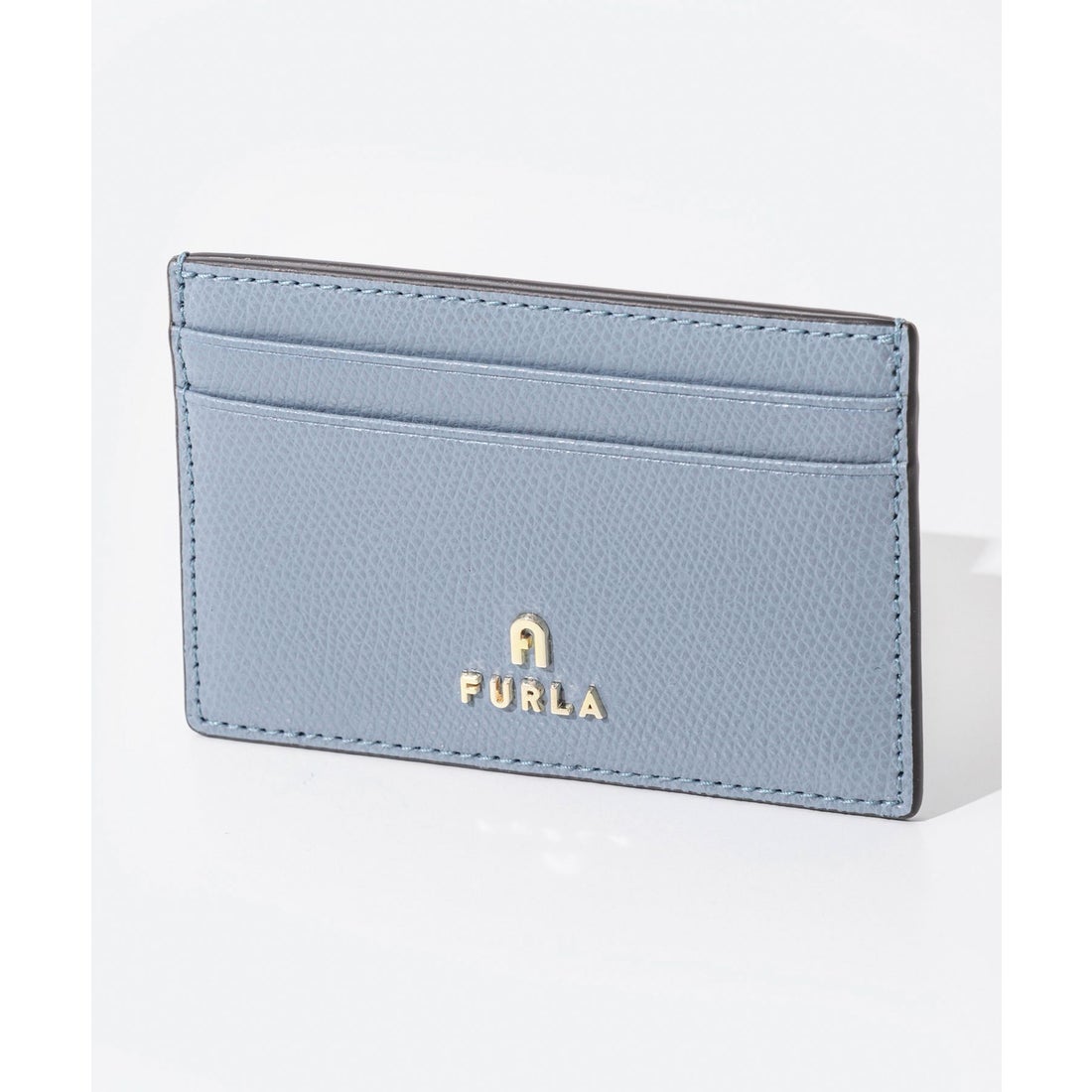 ＜新品：箱あり＞FURLA CAMELIA カードケースM　くすみブルー フルラ FURLA WP00305 ARE000 カードケース CAMELIA S CARD CASE