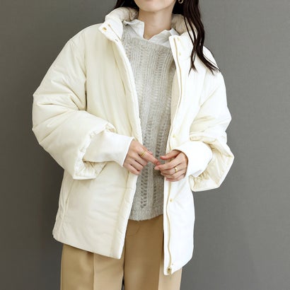 アレッタ ヴィータ Aletta vita ドロスト中綿パデットコート （オフベージュ）｜詳細画像