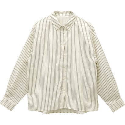 アレッタ ヴィータ Aletta vita T/C起毛ストライプシャツ （ネイビー）｜詳細画像