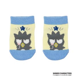 【サンリオキャラクターズ】 靴下 シナモロール クロミ ばっとバツ丸 スニーカー丈 滑り止め付き(1622-6P0) （Nブルー750）