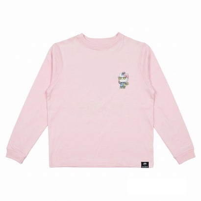 フクスケ fukuske 【MULGA THE ARTIST×サンリオキャラクターズ】 ルームウェア Tシャツ ワンポイント 長袖 (MSS1900) （HelloKitty150）｜詳細画像