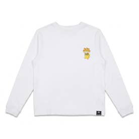 【MULGA THE ARTIST×サンリオキャラクターズ】 ルームウェア Tシャツ ワンポイント 長袖 (MSS1900) （Pompompurin550）