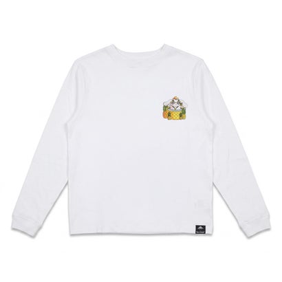 フクスケ fukuske 【MULGA THE ARTIST×サンリオキャラクターズ】 ルームウェア Tシャツ ワンポイント 長袖 (MSS1900) （Cinnamoroll050）｜詳細画像