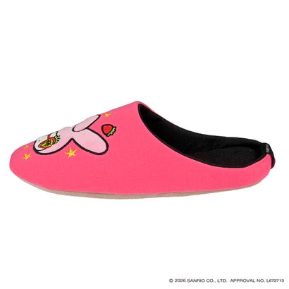 フクスケ fukuske 【MULGA THE ARTIST×サンリオキャラクターズ】 スリッパ マイメロディ オリネーム付き (231A-59P) （Lレッド190）｜詳細画像