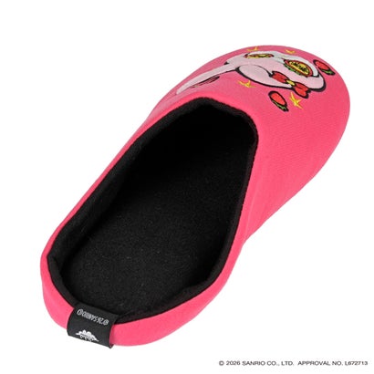 フクスケ fukuske 【MULGA THE ARTIST×サンリオキャラクターズ】 スリッパ マイメロディ オリネーム付き (231A-59P) （Lレッド190）｜詳細画像