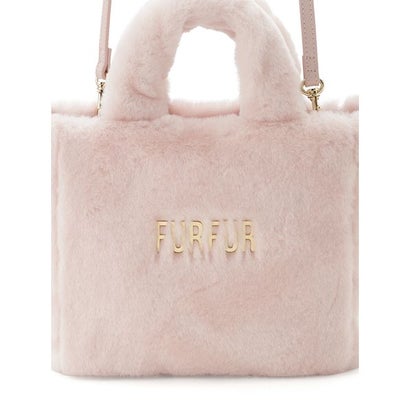 ファーファー FURFUR 【限定カラー】エコファートートバッグ （PNK）｜詳細画像