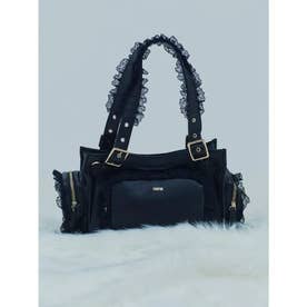 レースフリルアウトポケットバッグ （BLK）