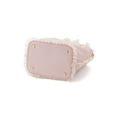 【限定カラー】レースフリルバケットバッグ （RED）｜詳細画像