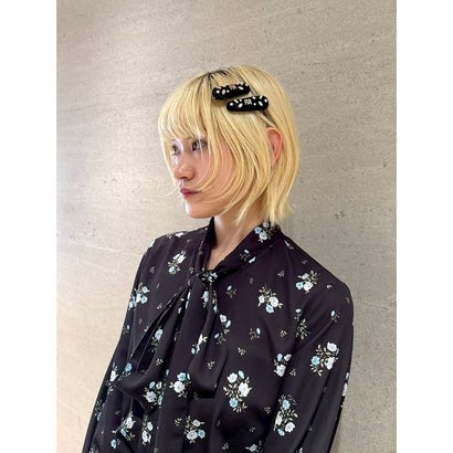 ファーファー FURFUR ツイードヘアピンセット （BLK）｜詳細画像