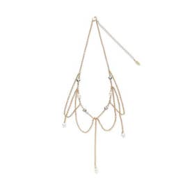 ハートドロップネックレス （GLD）
