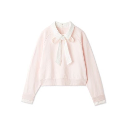 【WEB・一部店舗限定カラー】シャツドッキングボウタイスウェット （NVY）｜詳細画像