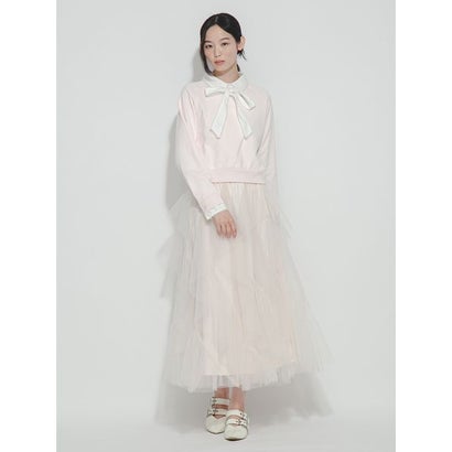 ファーファー FURFUR 【WEB・一部店舗限定カラー】シャツドッキングボウタイスウェット （LPNK）｜詳細画像