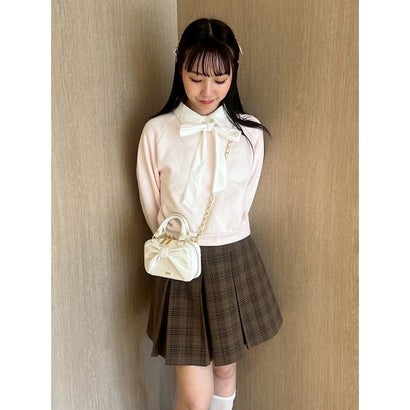 ファーファー FURFUR 【WEB・一部店舗限定カラー】シャツドッキングボウタイスウェット （LPNK）｜詳細画像