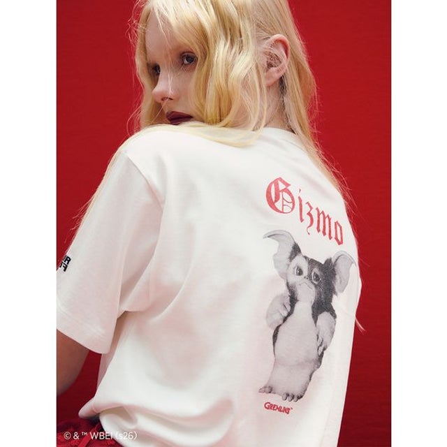 【GREMLINS】オーバーサイズプリントTシャツ （WHT）