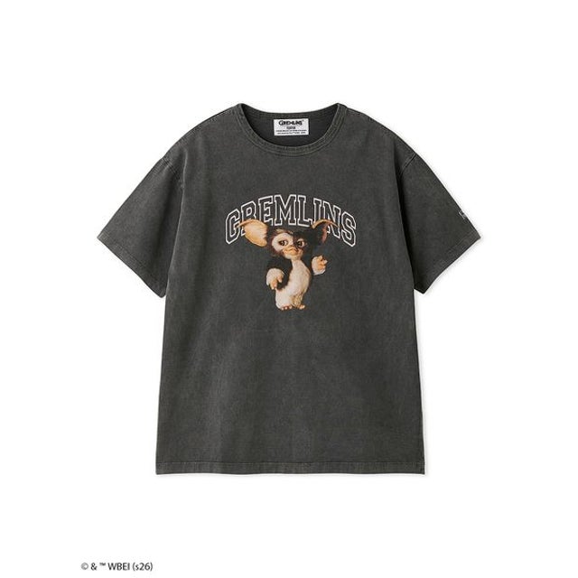 【GREMLINS】オーバーサイズプリントTシャツ （BLK）