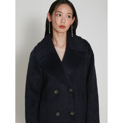 ファーファー FURFUR ウールブレンドロングコート （CHECK）｜詳細画像