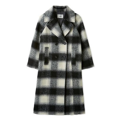 ファーファー FURFUR ウールブレンドロングコート （PNK）｜詳細画像