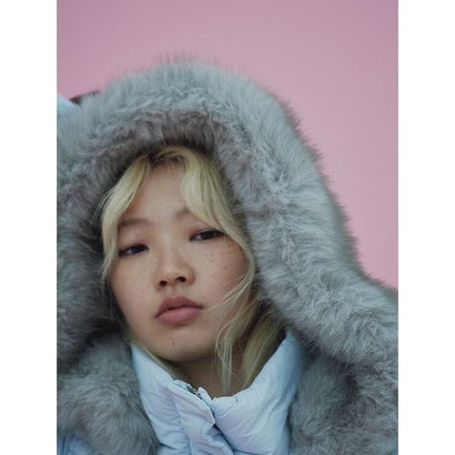 ファーファー FURFUR パデッドリボンミディ丈ブルゾン （BLK）｜詳細画像
