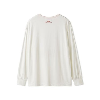 【FURFUR×gelato pique】ベアプリントロングスリーブTシャツ （IVR）｜詳細画像