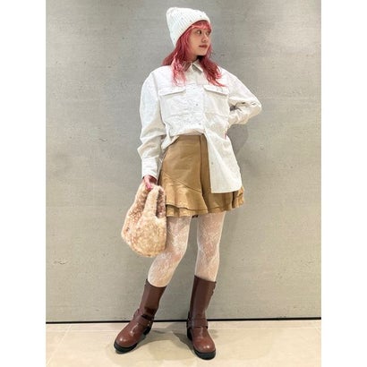 ファーファー FURFUR フリルショートパンツ （WHT）｜詳細画像