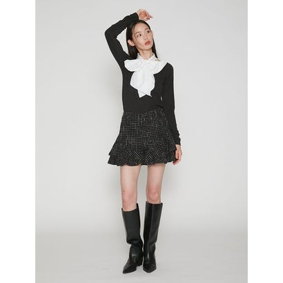 ファーファー FURFUR フリルショートパンツ （BLK）｜詳細画像