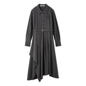 イレギュラーヘムシャツワンピース （GRY）