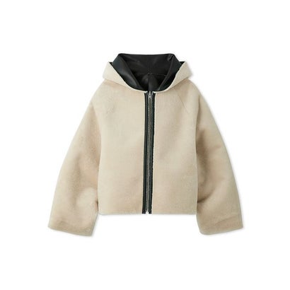 ファーファー FURFUR リバーシブルボンディングフーディーブルゾン （BLK）｜詳細画像