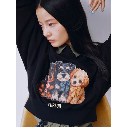 ファーファー FURFUR ベストフレンドドッグスウェット （BLK）｜詳細画像