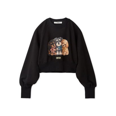 ファーファー FURFUR ベストフレンドドッグスウェット （BLK）｜詳細画像
