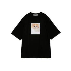 Marshmallow プリントTシャツ （BLK）