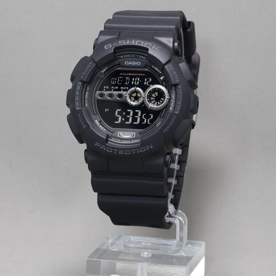 【美品 箱有】G-SHOCK メンズ 腕時計 CASIO GD-100-1BJF