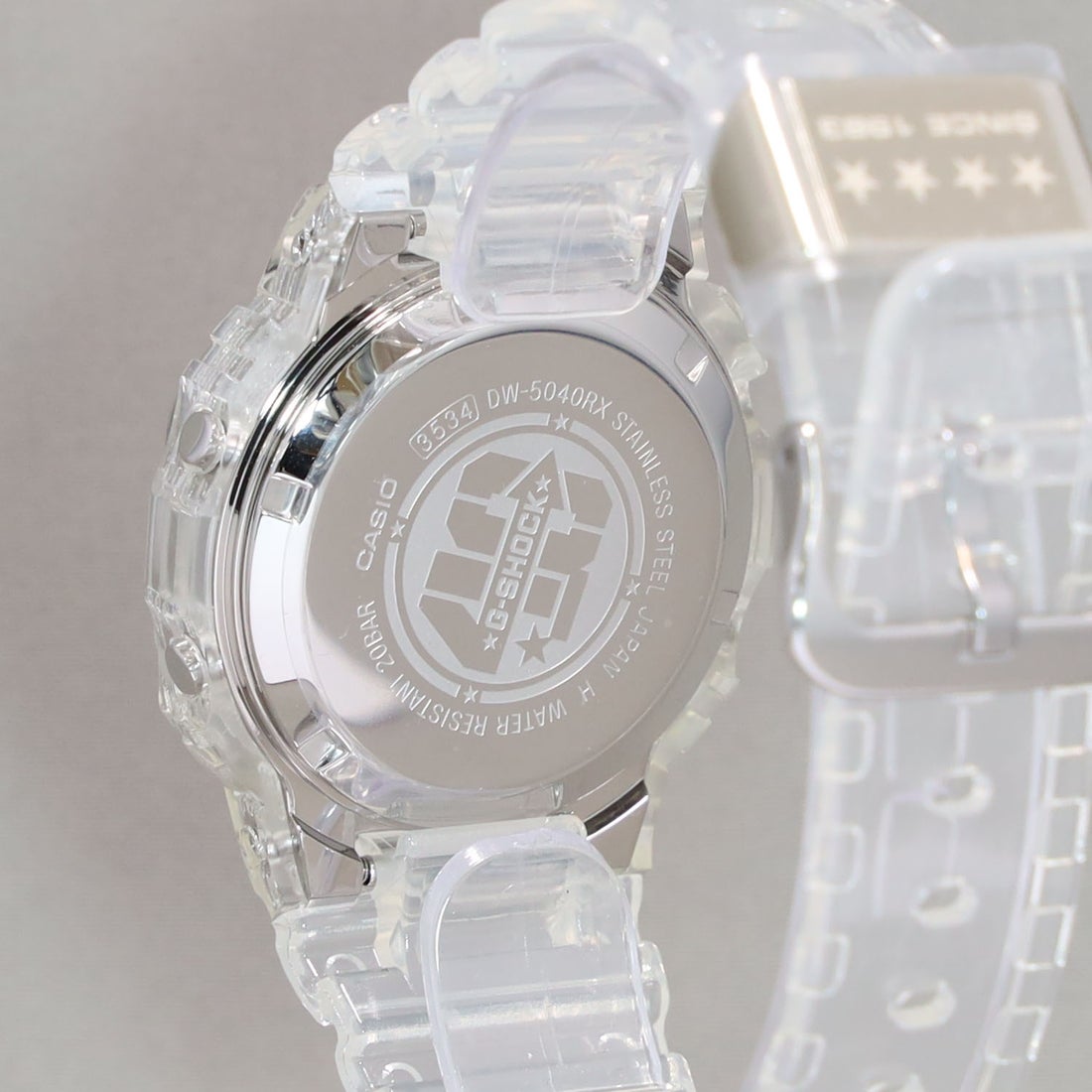 G-SHOCK】40th Anniversary CLEAR REMIX / DW-5040RX-7JR （クリア