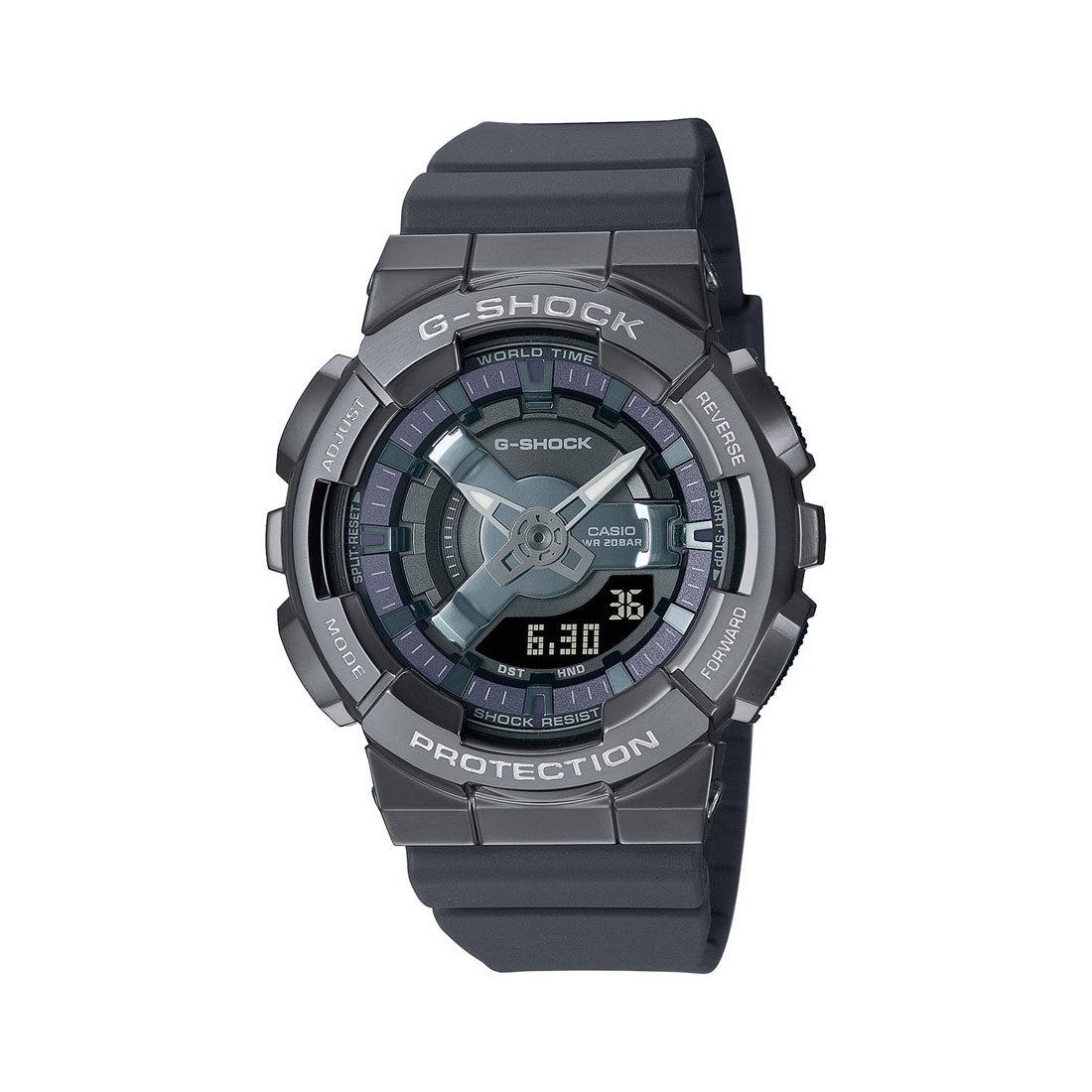 カシオ　G-Shock GA-110用　メタルベゼル(ステン316L)シルバー