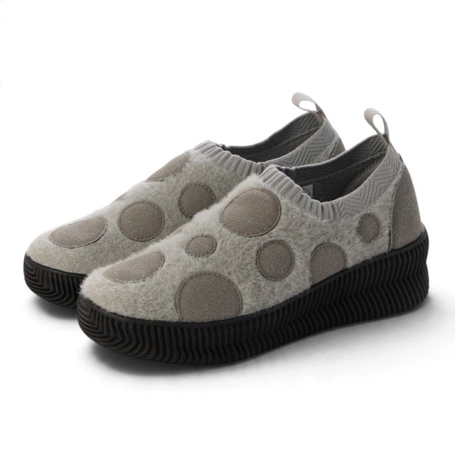 ボアニットスニーカー （GY）