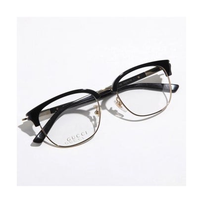 GUCCI メガネ GG1901OA ハーフリム型 （003/BLACK-TRANSPARENT）｜詳細画像