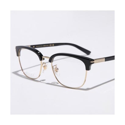 GUCCI メガネ GG1901OA ハーフリム型 （003/BLACK-TRANSPARENT）｜詳細画像