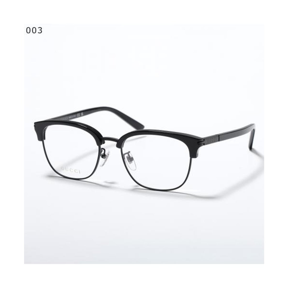 グッチ GUCCI GUCCI メガネ GG1901OA ハーフリム型 （003/BLACK