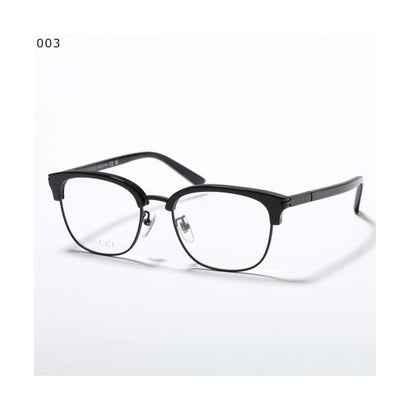 GUCCI メガネ GG1901OA ハーフリム型 （003/BLACK-TRANSPARENT）｜詳細画像