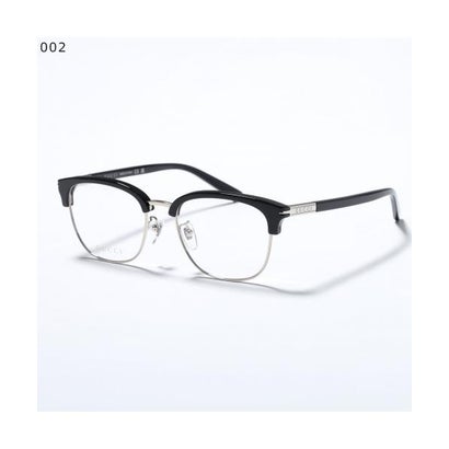 GUCCI メガネ GG1901OA ハーフリム型 （003/BLACK-TRANSPARENT）｜詳細画像