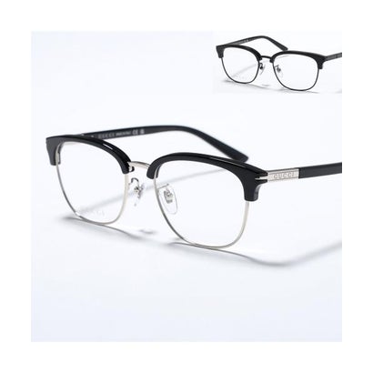 GUCCI メガネ GG1901OA ハーフリム型 （003/BLACK-TRANSPARENT）｜詳細画像
