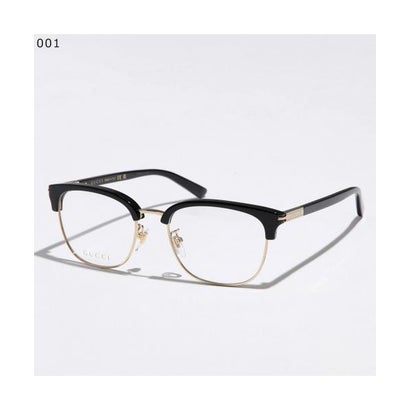 GUCCI メガネ GG1901OA ハーフリム型 （003/BLACK-TRANSPARENT）｜詳細画像