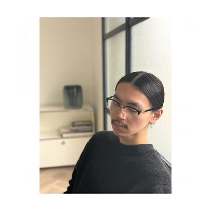 GUCCI メガネ GG1901OA ハーフリム型 （003/BLACK-TRANSPARENT）｜詳細画像