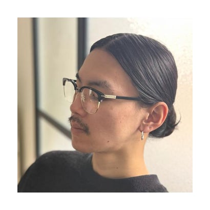 GUCCI メガネ GG1901OA ハーフリム型 （003/BLACK-TRANSPARENT）｜詳細画像