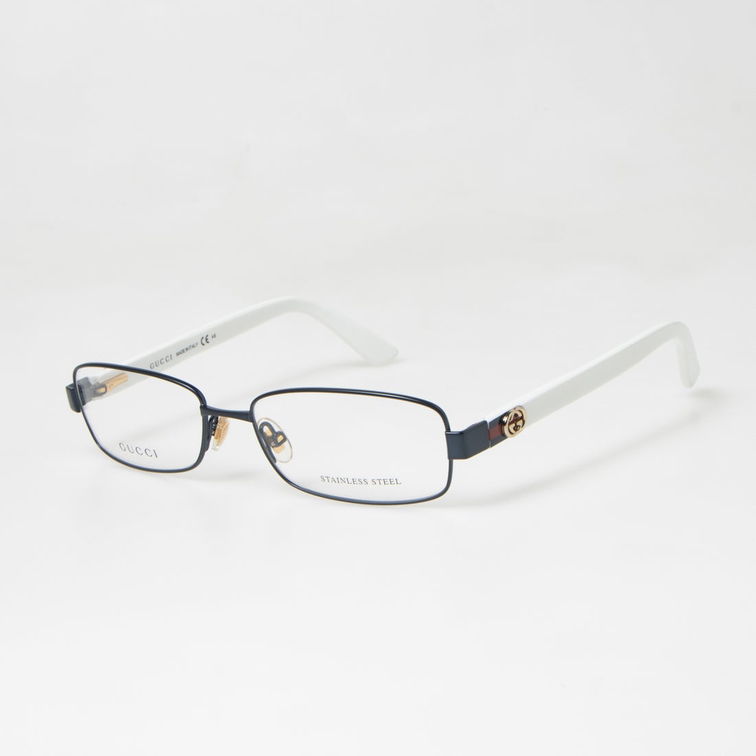 グッチ GUCCI メガネ 眼鏡 アイウェア レディース メンズ （ネイビー